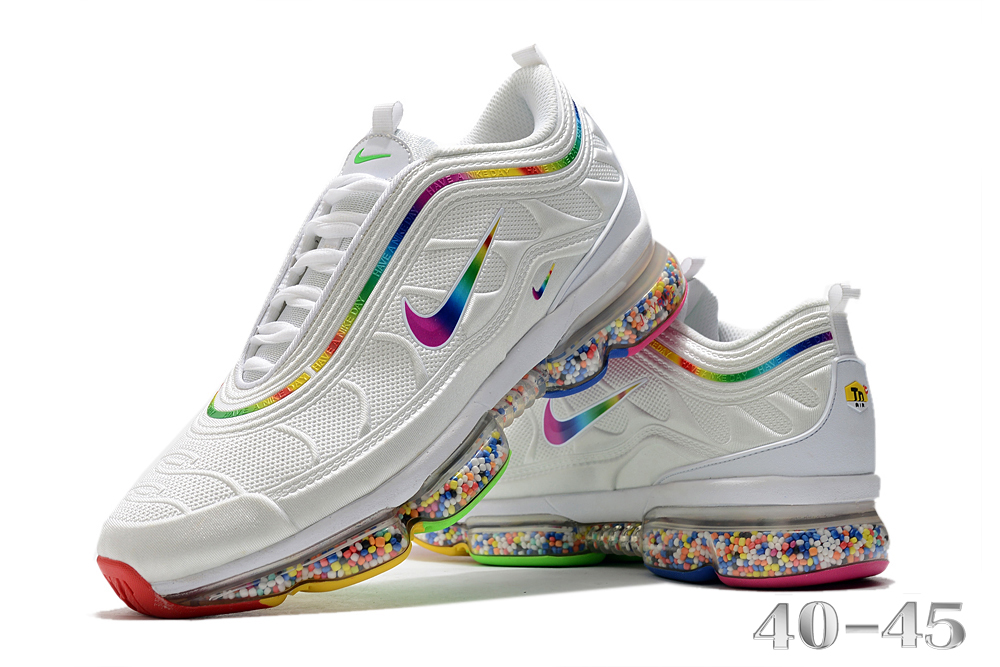 2020 Men Nike Air Max TN 97 White Rainbow Shoes